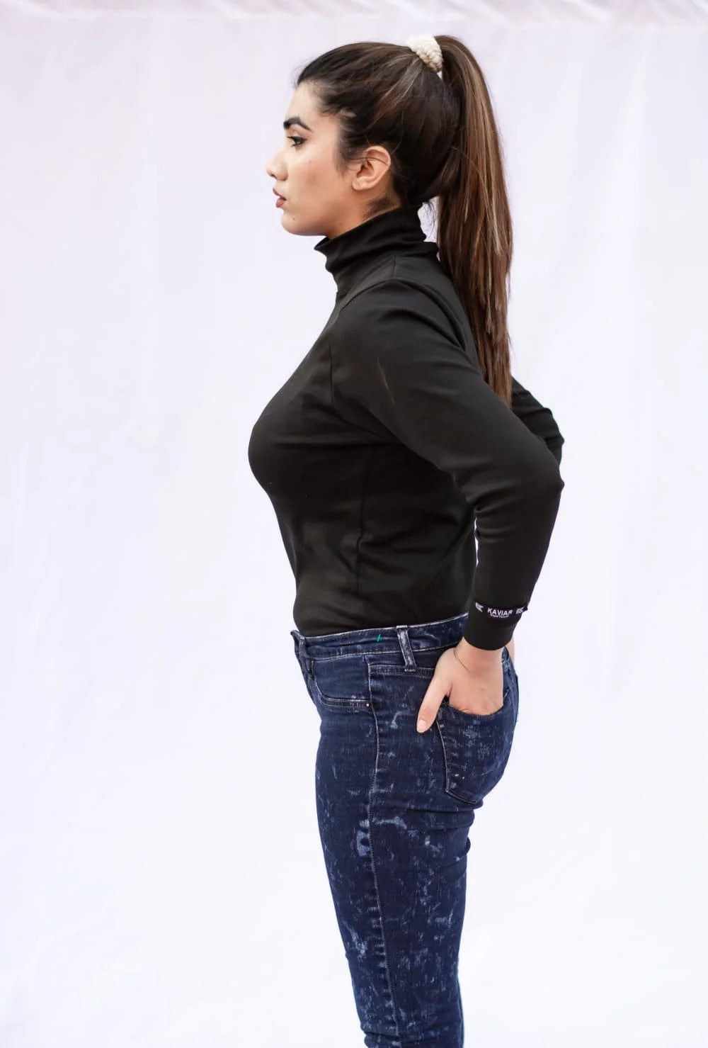 Kaviar Signature Mock Neck